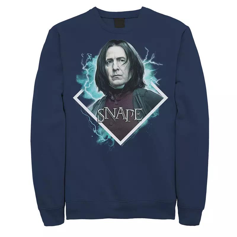 Men's Harry Potter Snape Blue Lightning Character Portrait Sweatshirt,  Product Image