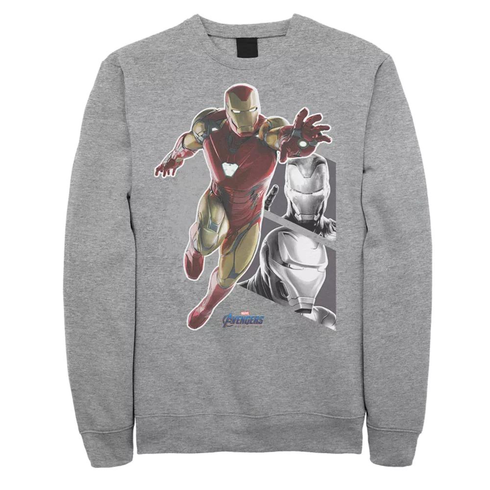 Men's Marvel Avengers Endgame Iron Man Panels Sweatshirt,  Product Image