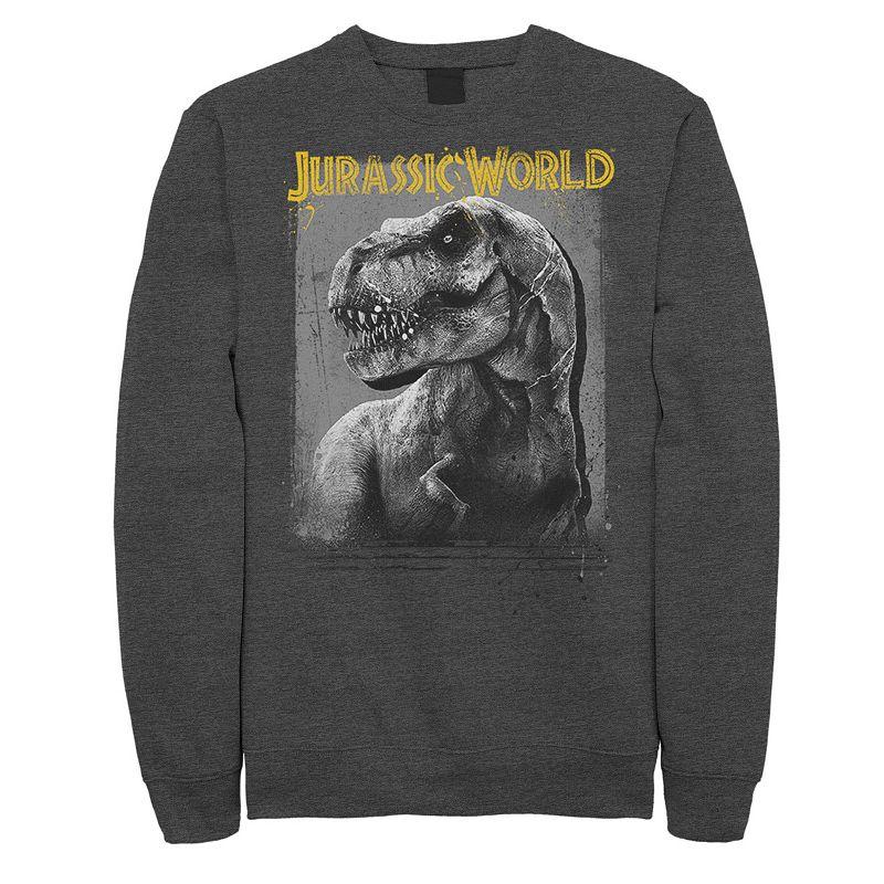 Men's Jurassic World T-Rex Profile Shading Sweatshirt,  Product Image