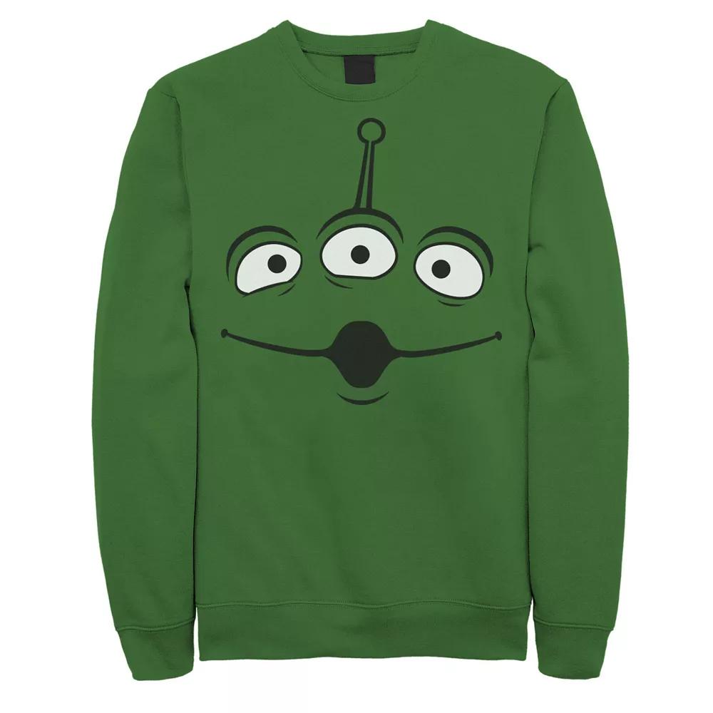 Men's Disney / Pixar Toy Story Aliens Face Sweatshirt, Size: XL, Kelly Product Image