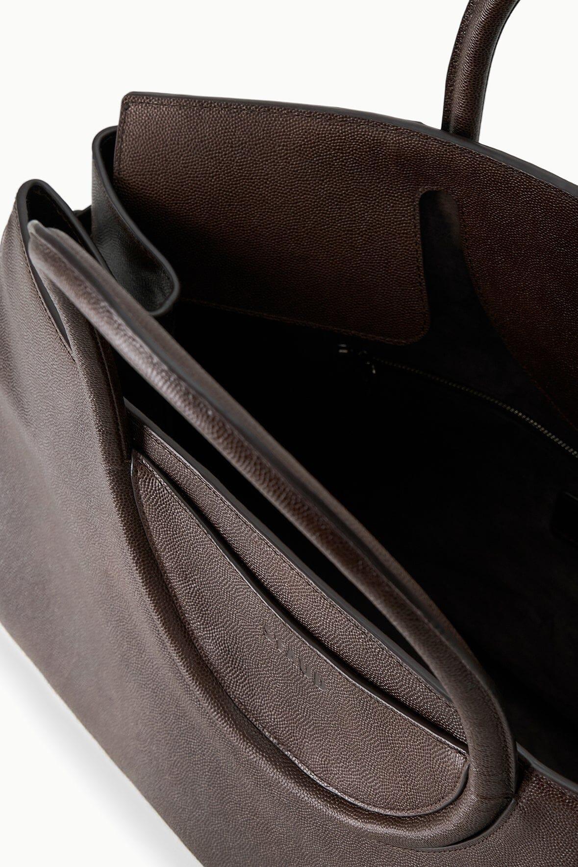 LARGE MAUDE CARRYALL | ESPRESSO Product Image