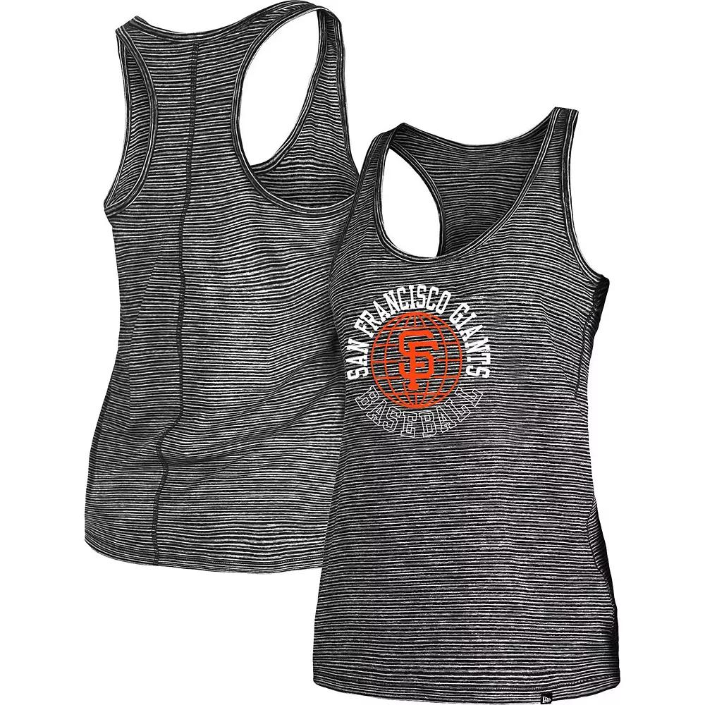Women's New Era Black San Francisco Giants Active Racerback Tank Top,  Product Image