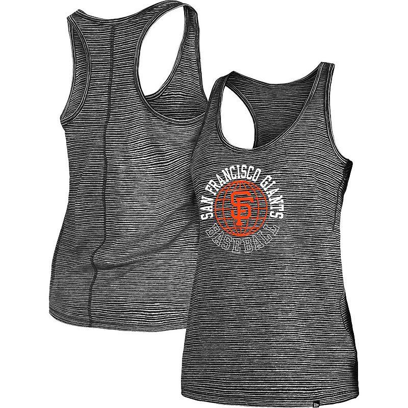 Women's New Era Black San Francisco Giants Active Racerback Tank Top,  Product Image