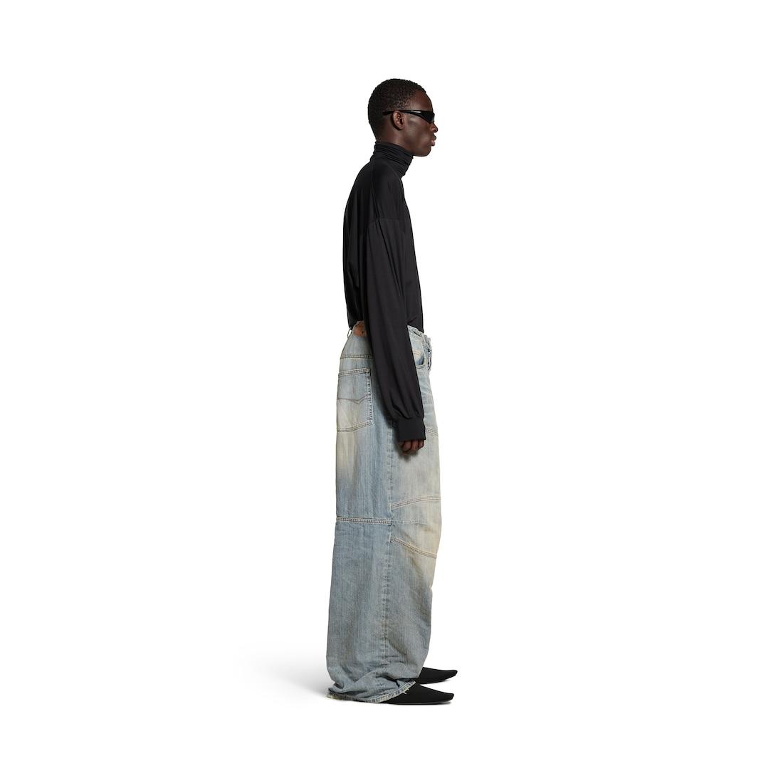 Men's Baggy Pants in Light Blue Product Image