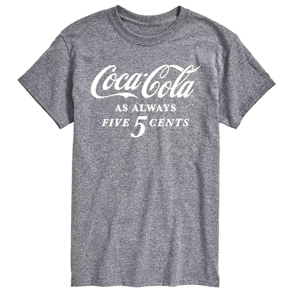 Men's Coca-Cola As Always Five Cents Graphic Tee,  Product Image