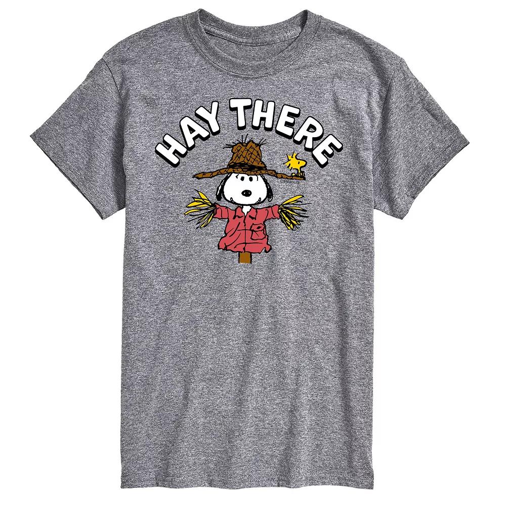 Big & Tall Peanuts Snoopy Hay There Tee, Men's,  Product Image