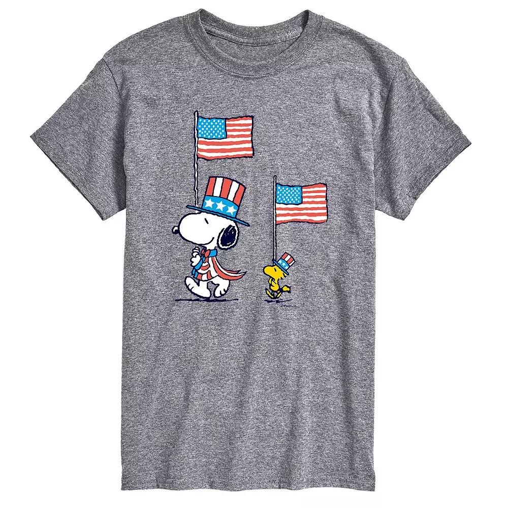 Big & Tall Peanuts Snoopy Woodstock Tee, Men's,  Product Image
