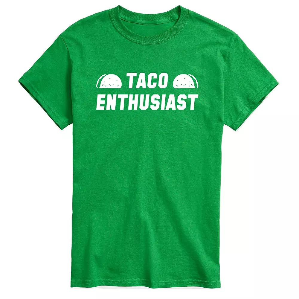 Men's Taco Enthusiast Graphic Tee,  Product Image
