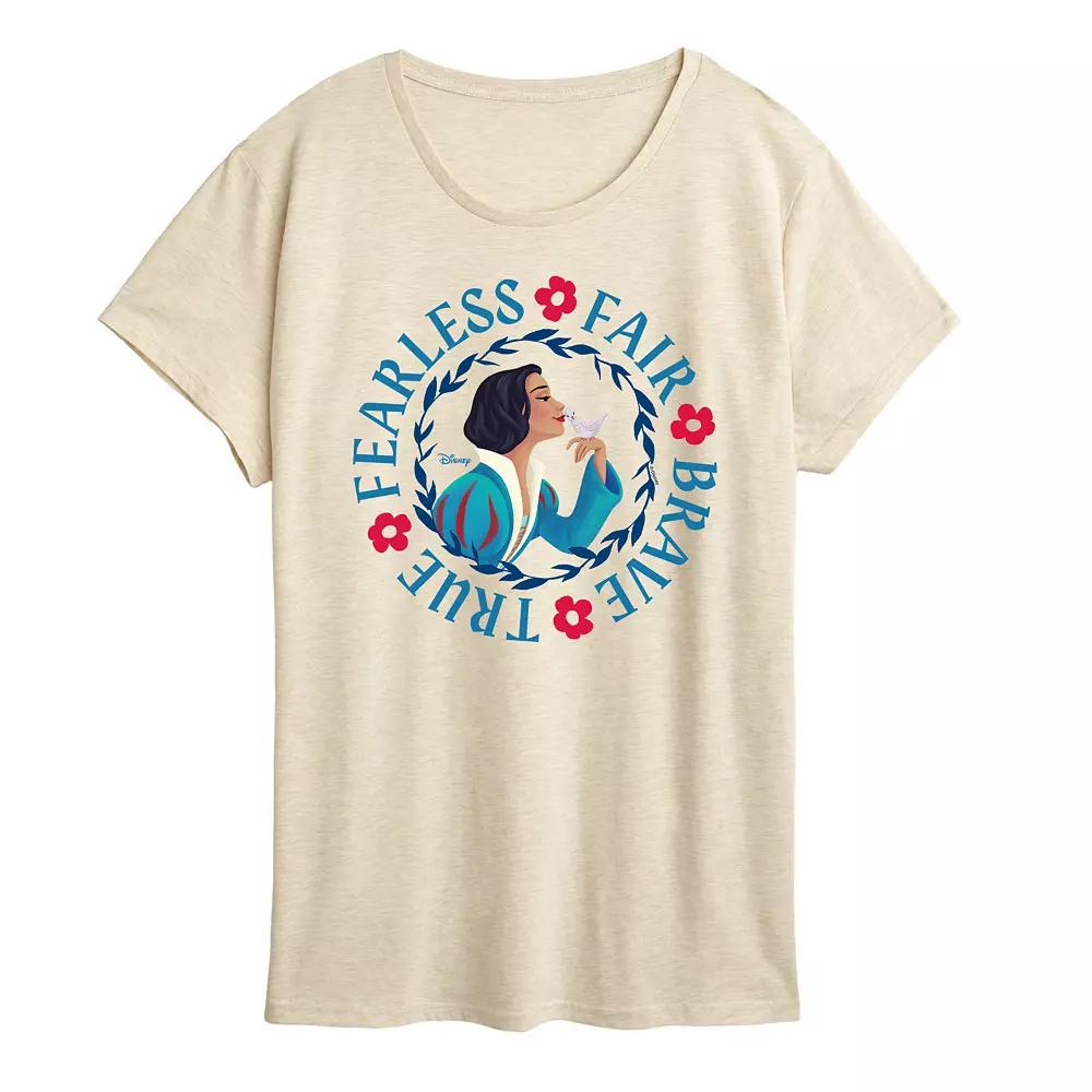 Disney's Snow White Women's Fearless Fair Brave Graphic Tee,  Product Image