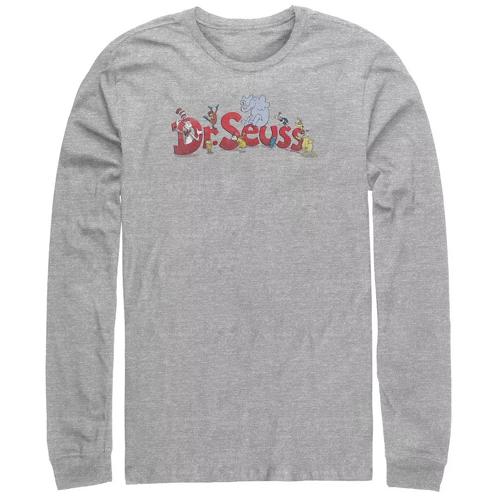 Big & Tall Dr. Seuss Characters Long Sleeve Graphic Tee, Men's,  Product Image