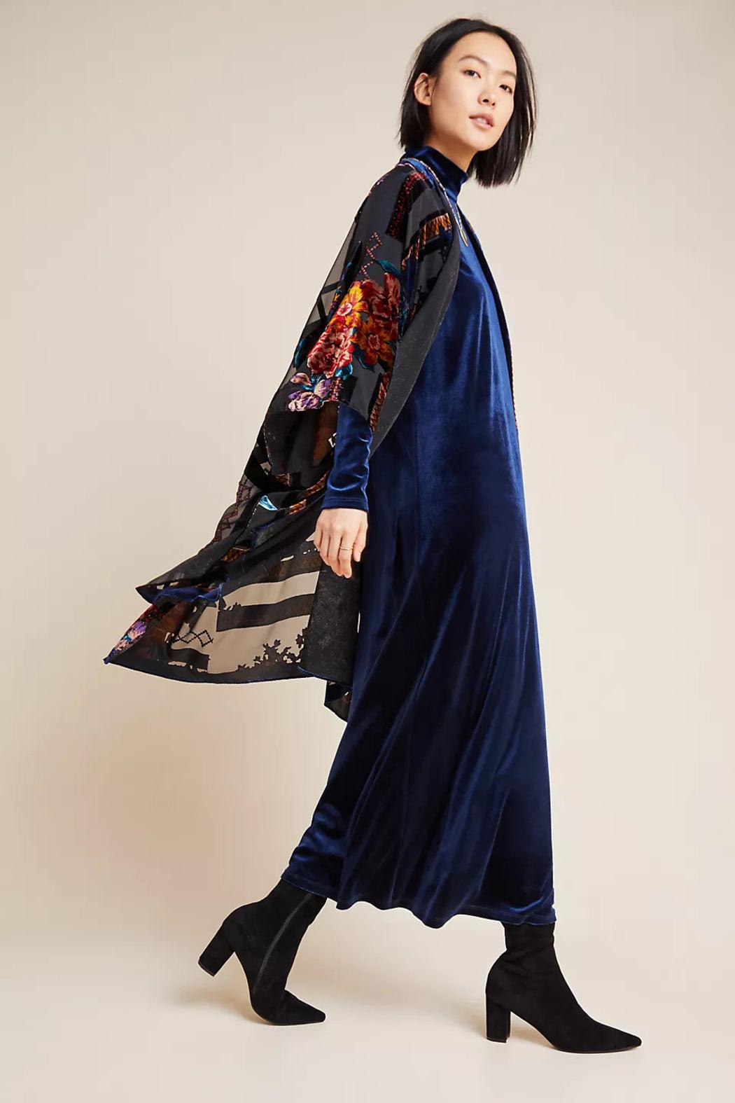 Loretta Burnout Velvet Kimono Product Image