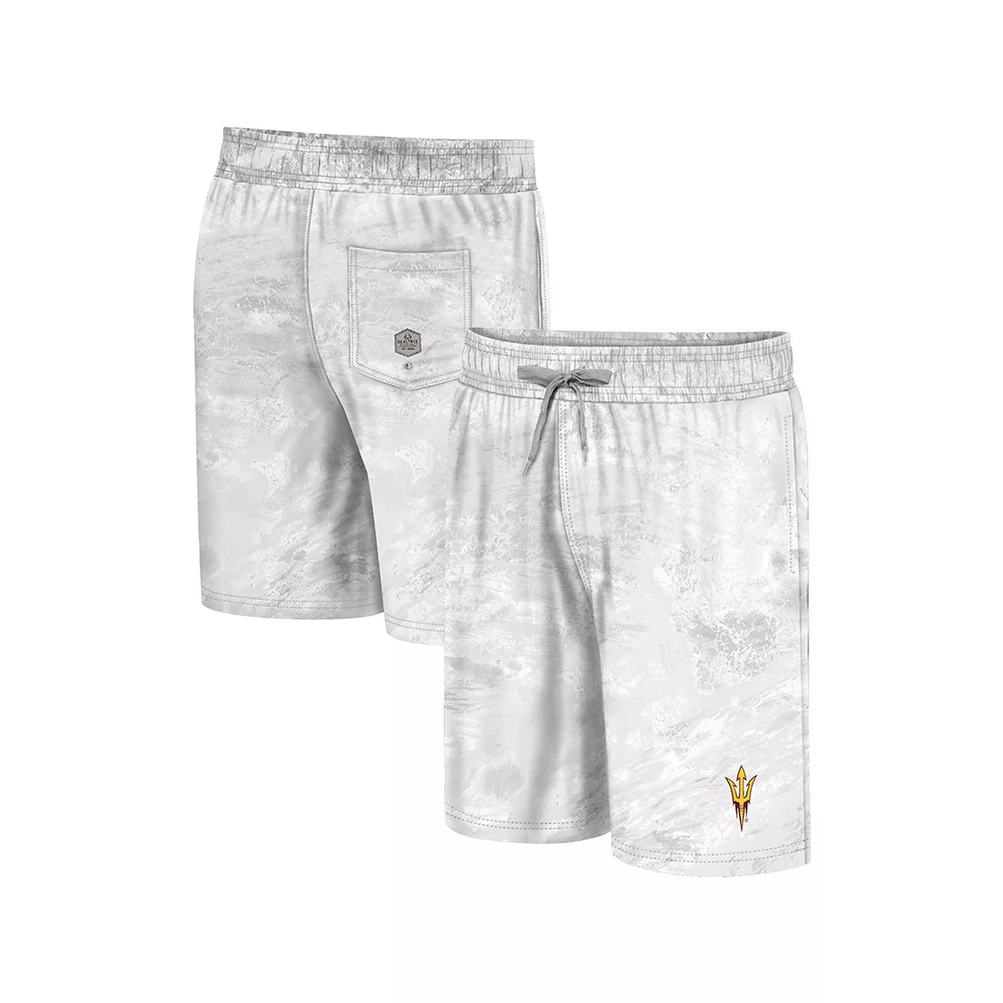 Men's Colosseum White Arizona State Sun Devils Realtree Aspect Ohana Swim Shorts,  Product Image