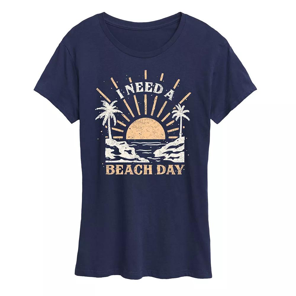 Women's I Need A Beach Day Graphic Tee,  Product Image
