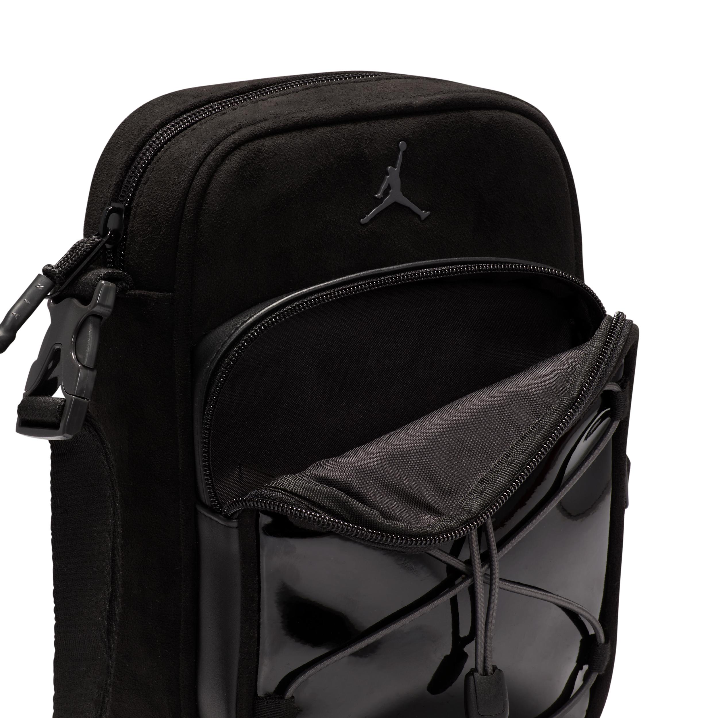 Jordan Jordan Retro Festival Bag - Adult Suede Black/Black Product Image