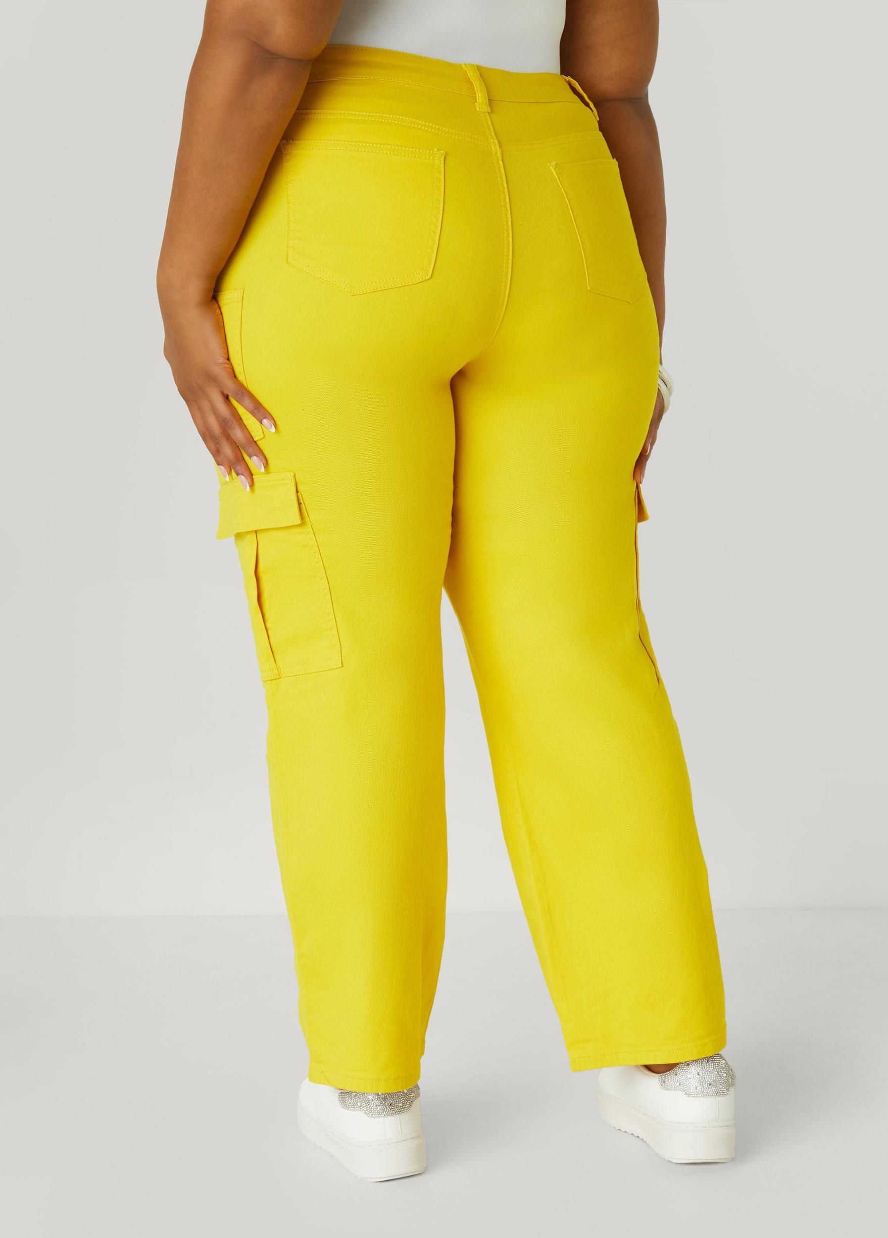 Straight Leg Cargo Jeans Product Image