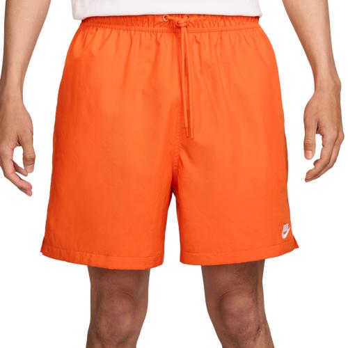 Nike Mens Nike Club Flow Shorts - Mens Obsidian/White Product Image