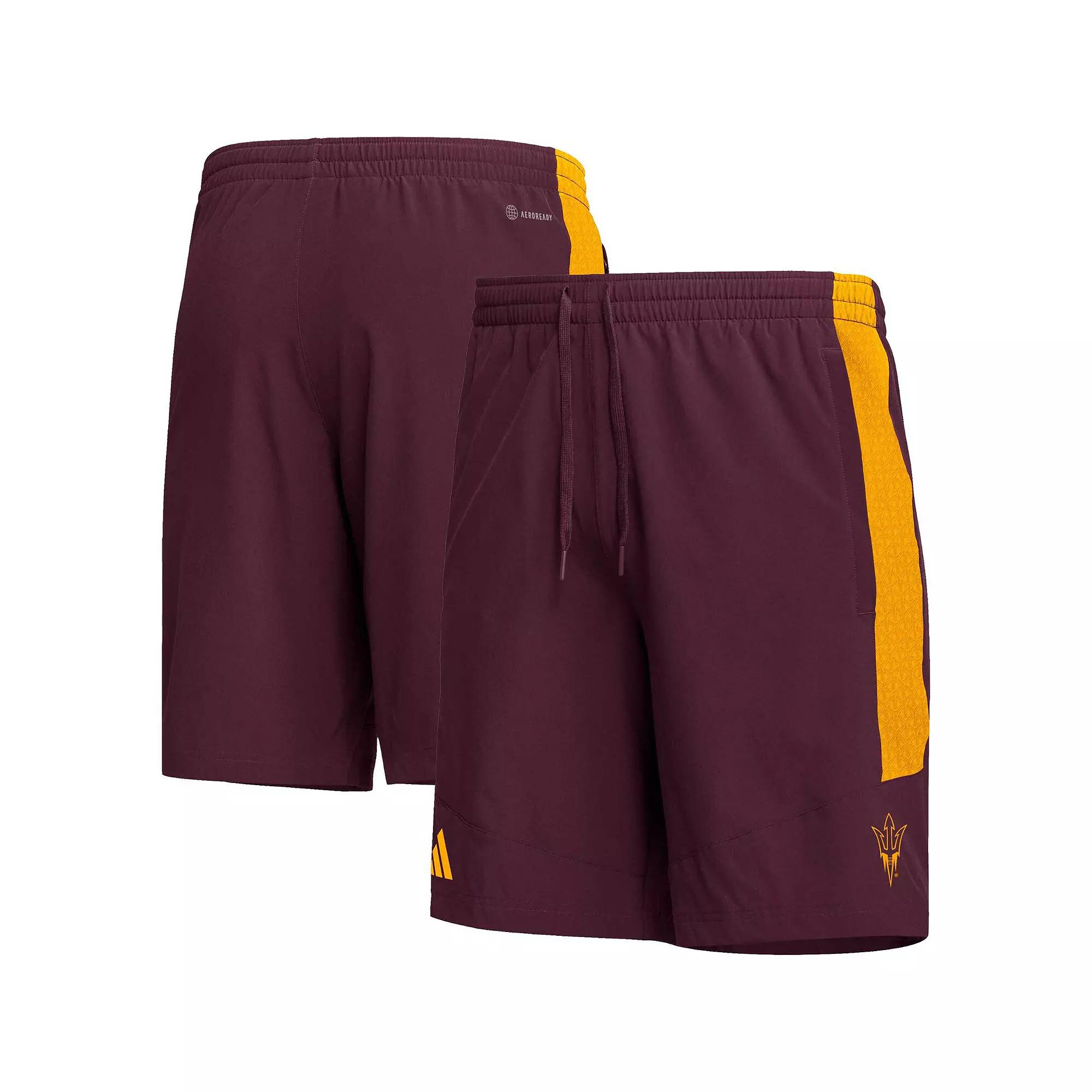 Men's adidas Maroon Arizona State Sun Devils AEROREADY Shorts, Size: 2XL, Red Product Image