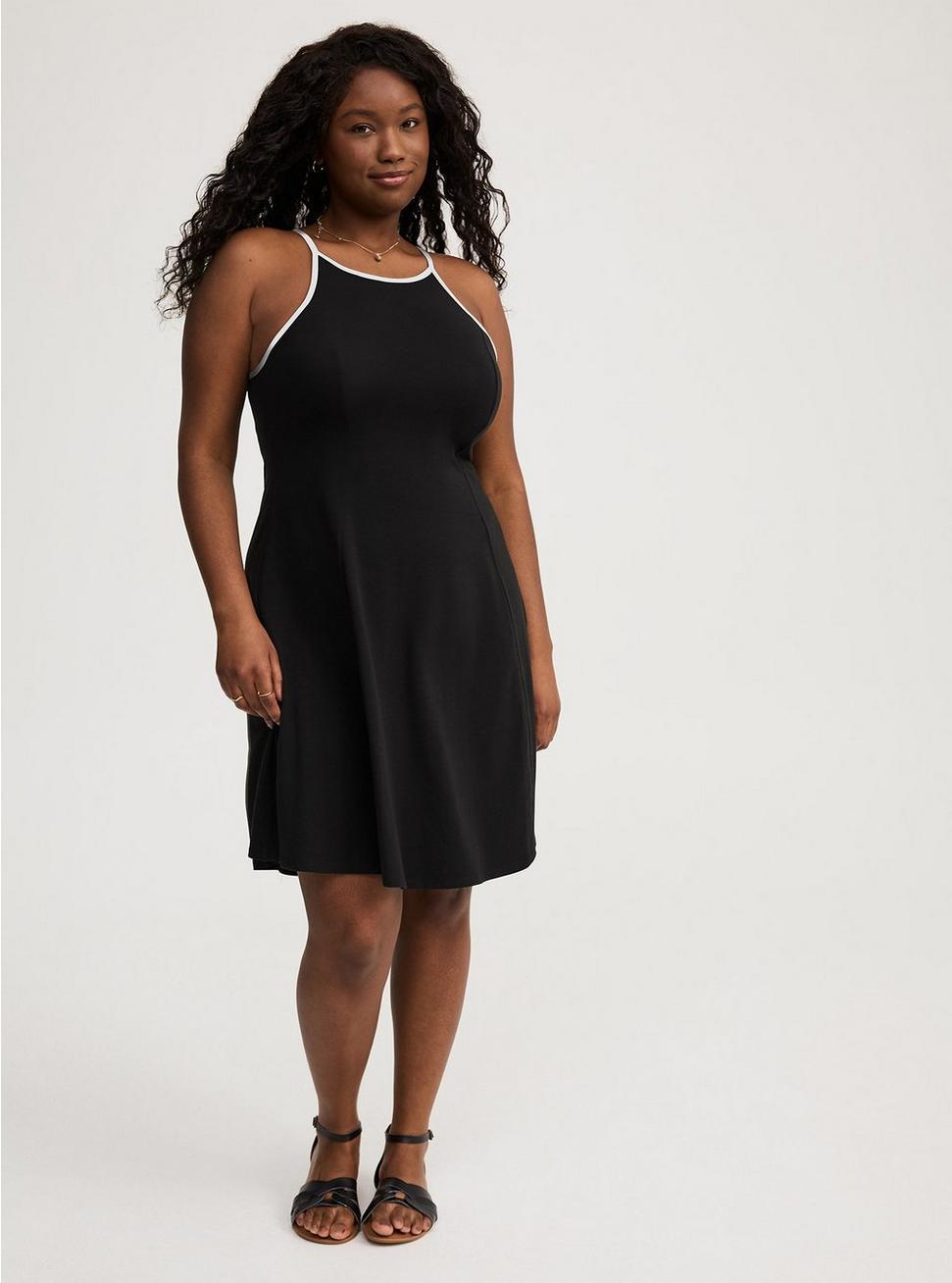 Goddess Trapeze Mini Dress Product Image