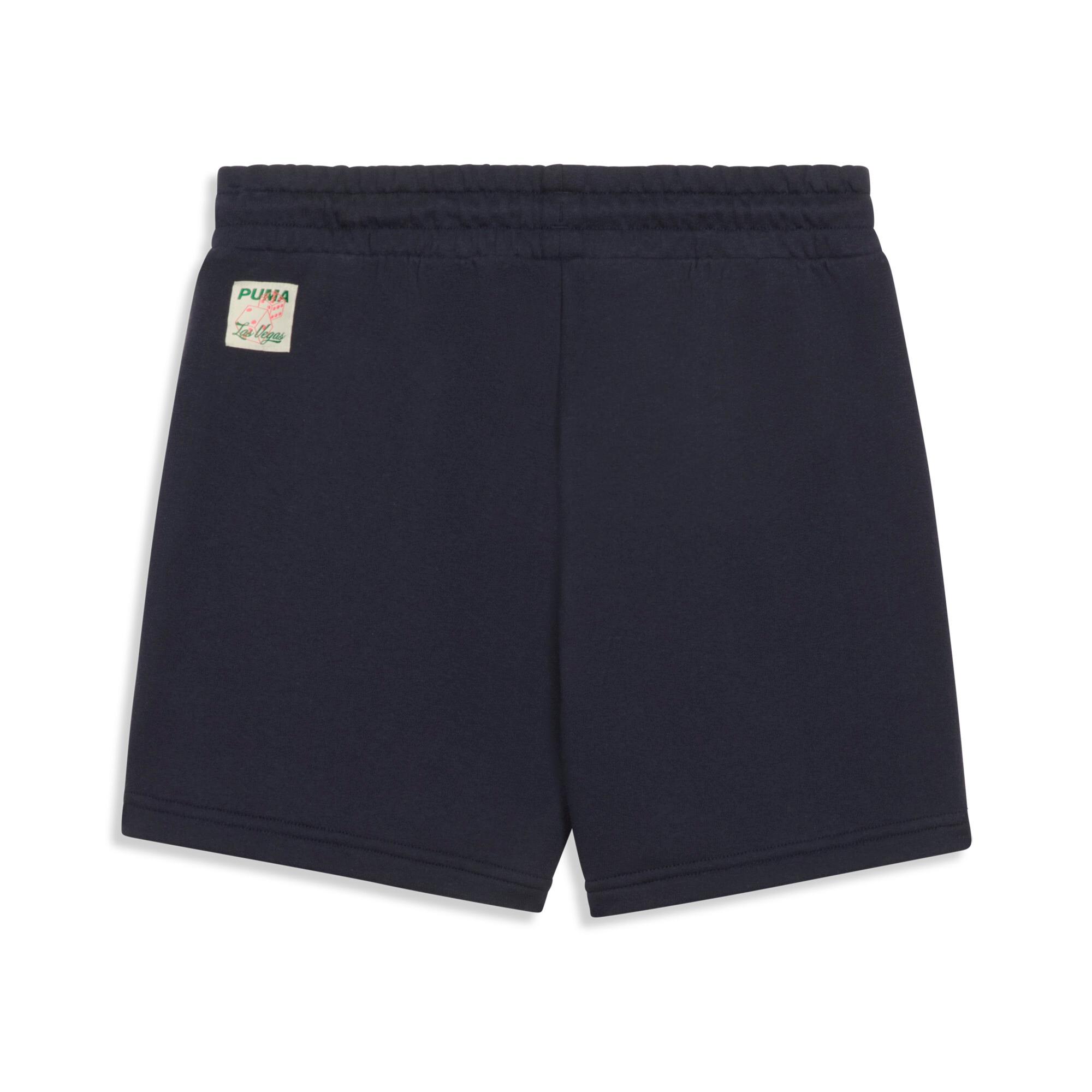 PUMA Wardrobe Essentials Las Vegas Women's 4" Shorts in Dark Blue Product Image