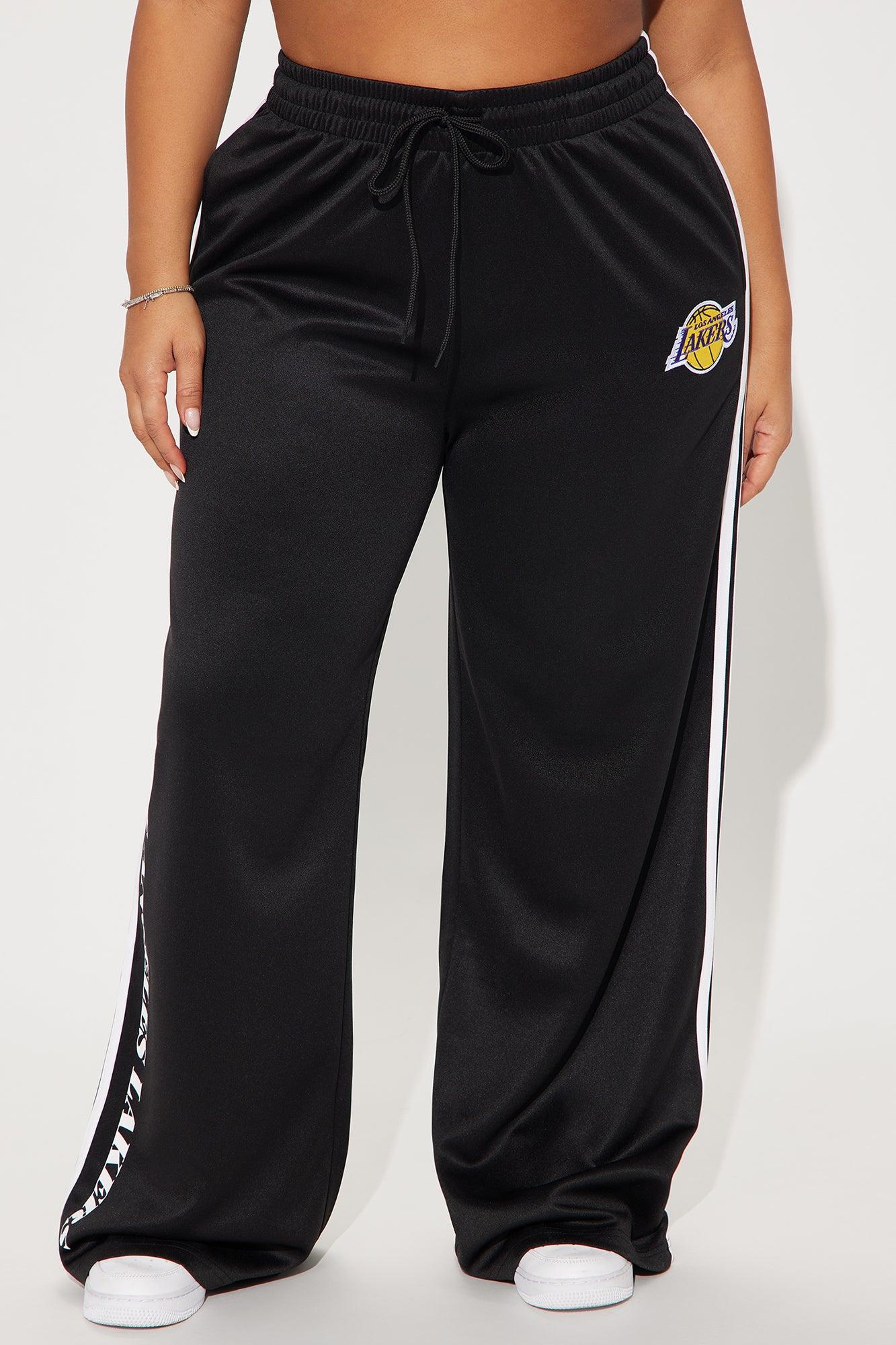 Lakers Halftime Wide Leg Pant - Black Female Product Image