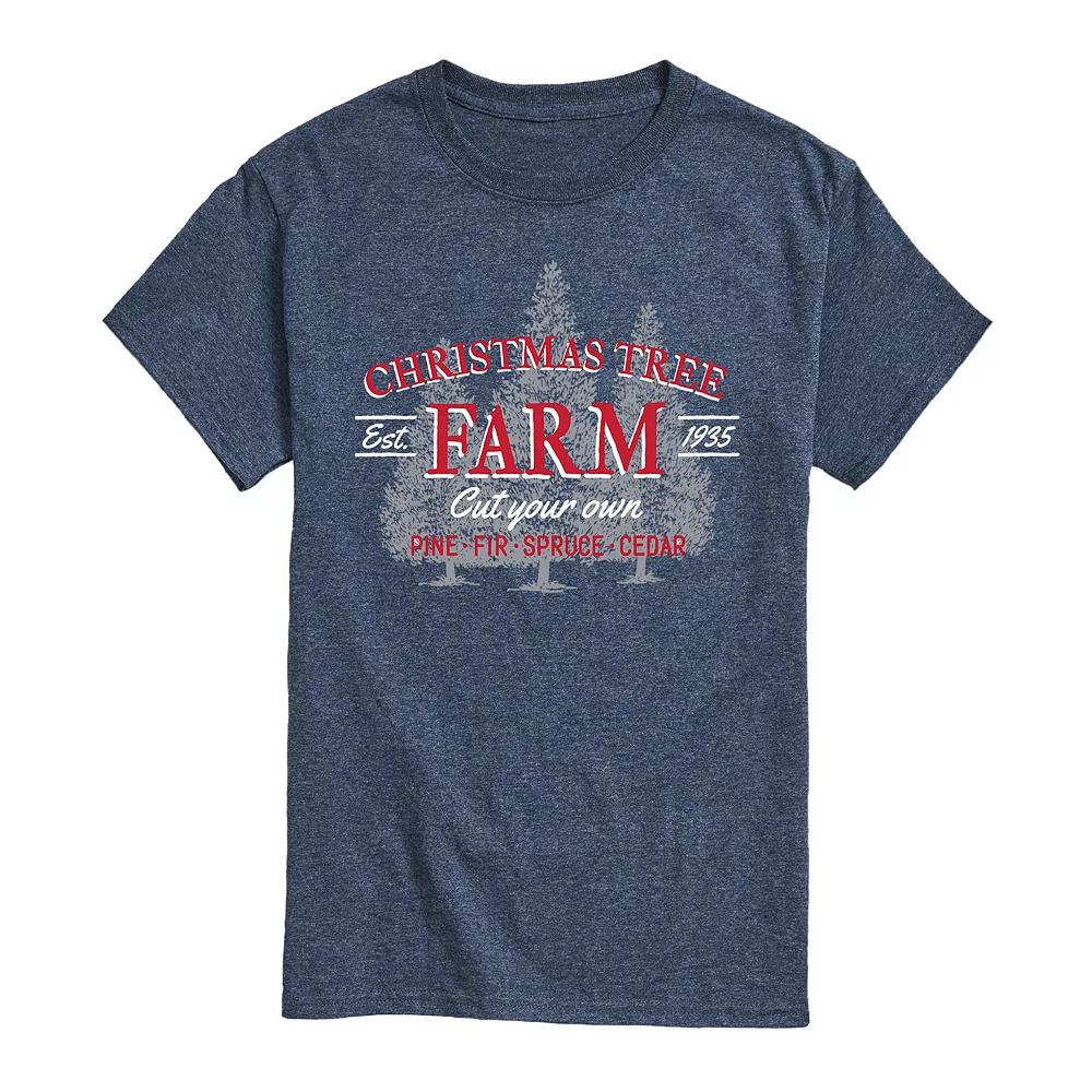 Men's Christmas Tree Farm Sign Tee,  Product Image