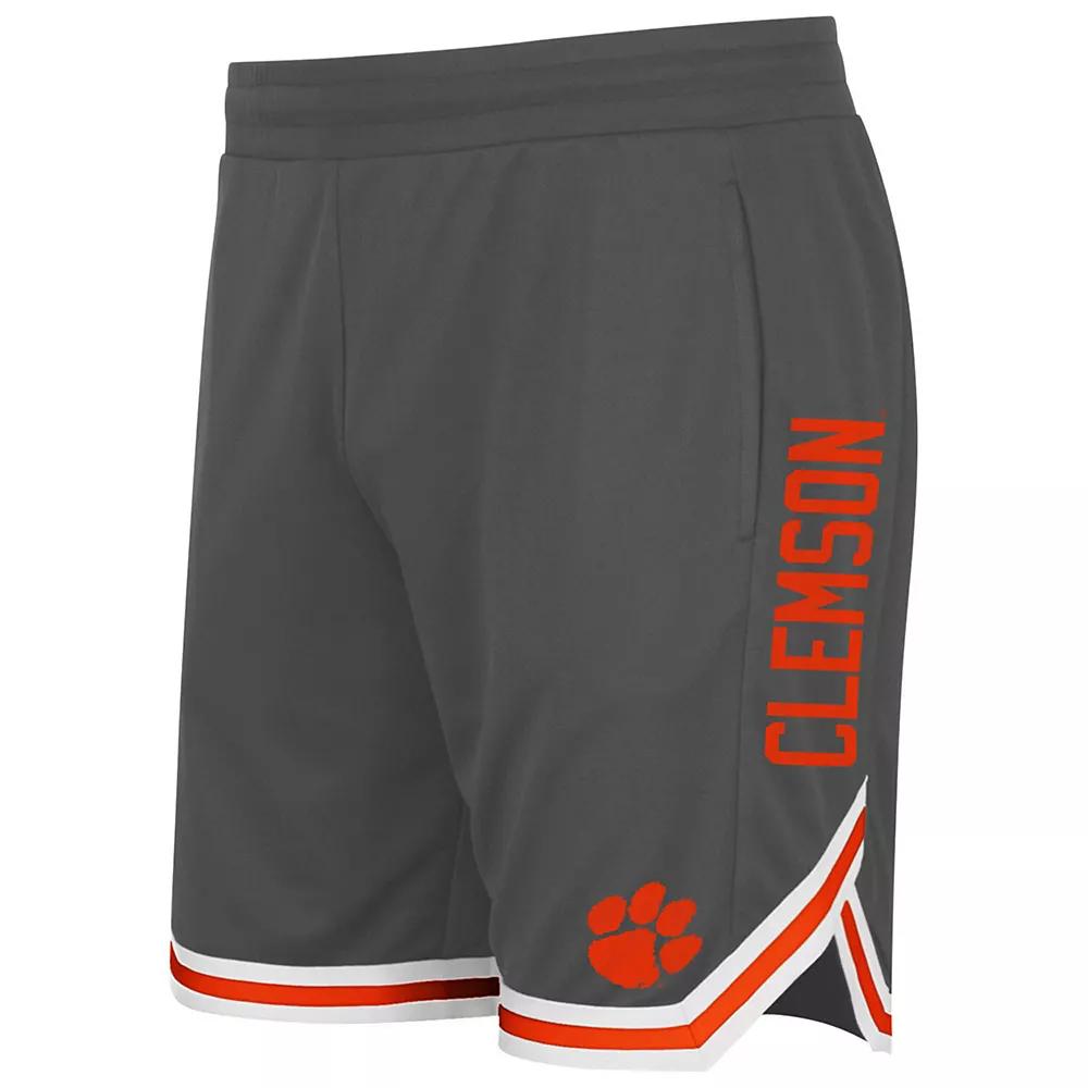 Men's Colosseum Charcoal Clemson Tigers Continuity Shorts, Size: XL Product Image