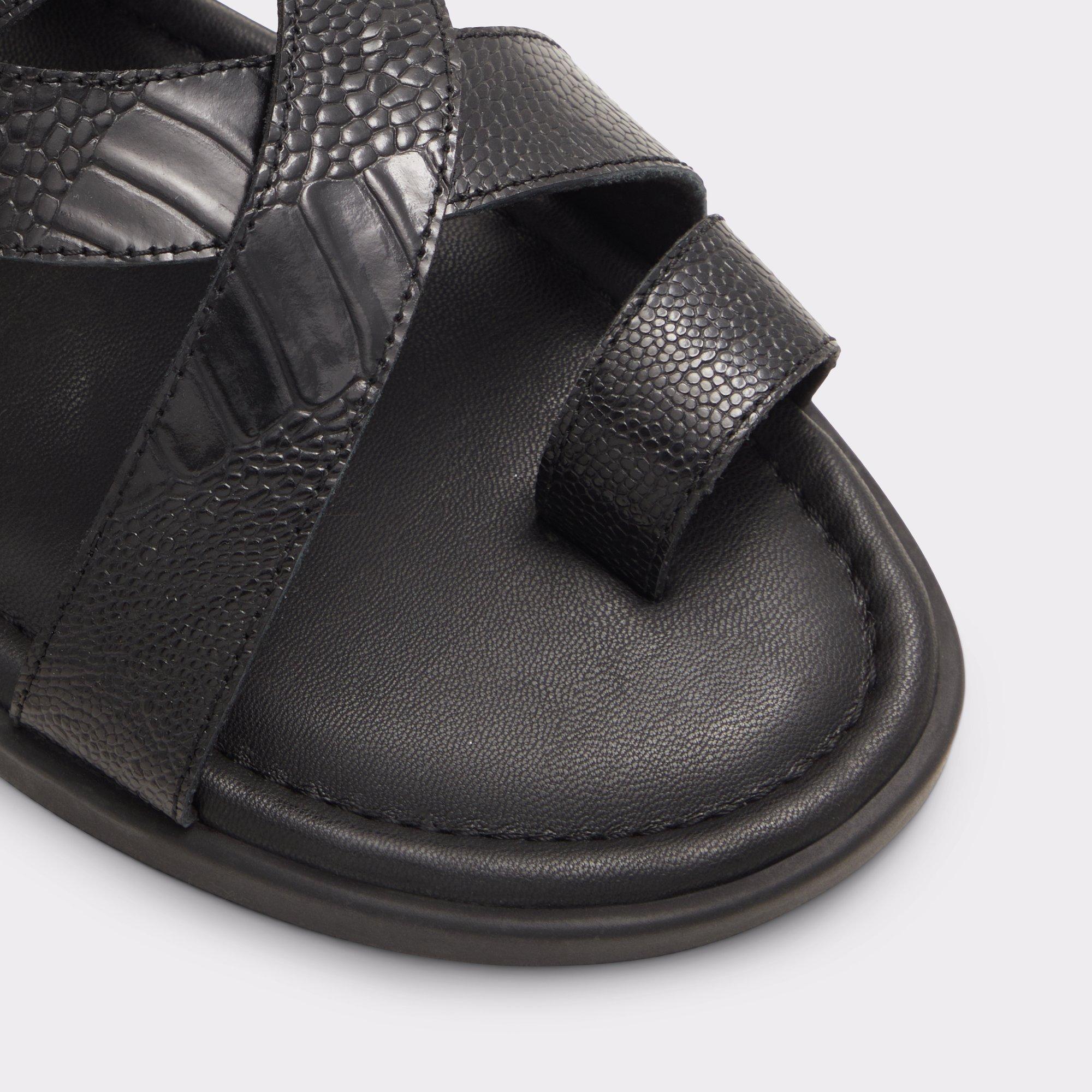 Zaino Black Men's Sandals & Slides | ALDO US Product Image