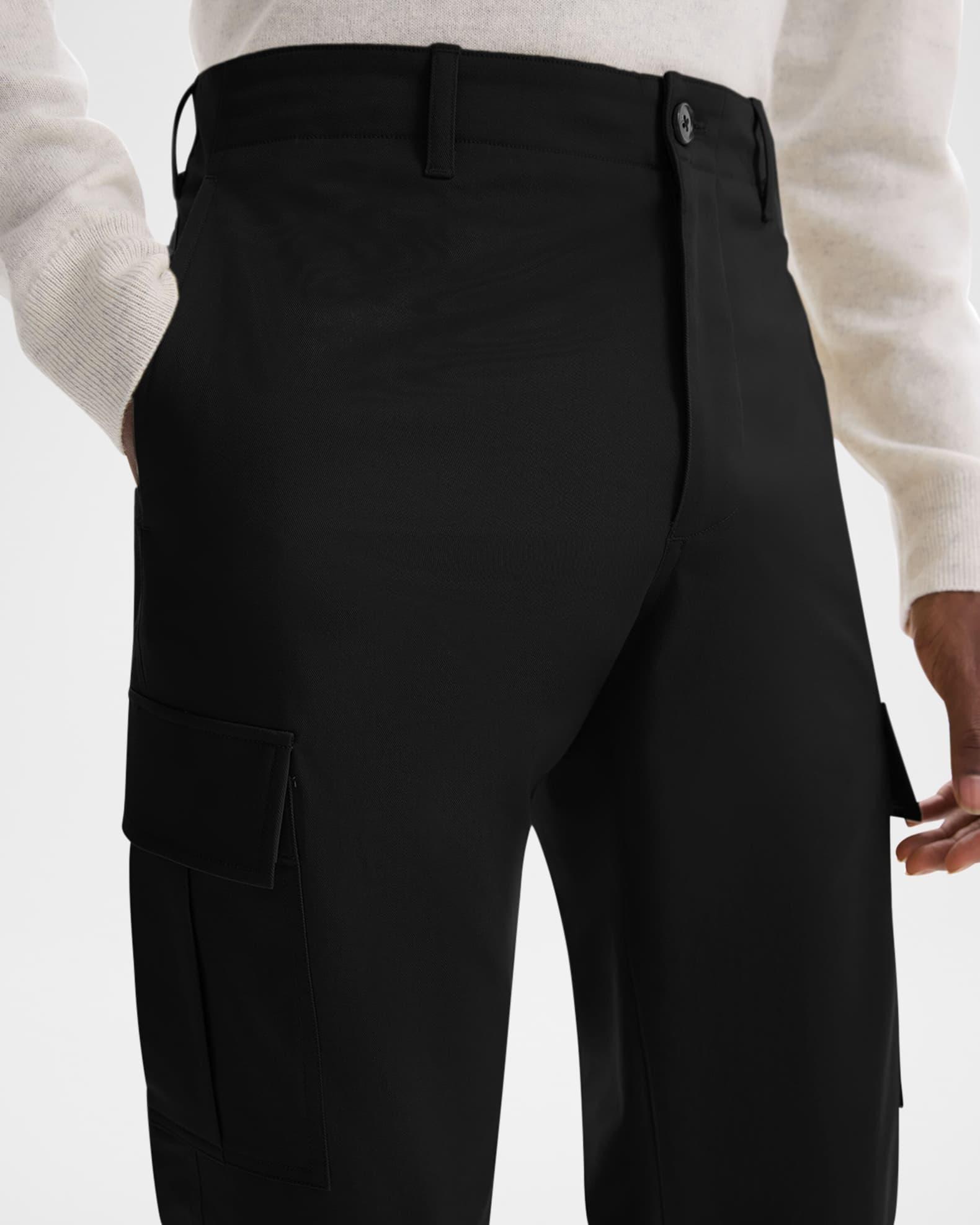 Mens Stretch-Cotton Cargo Trousers Product Image