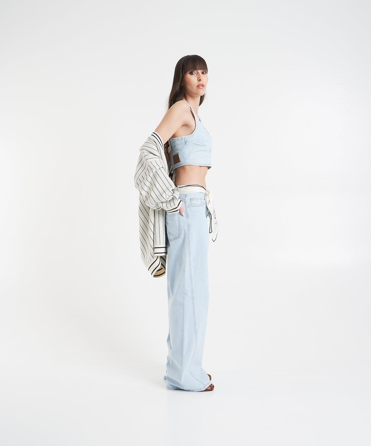 Wide leg jeans 'Nicocette' Product Image