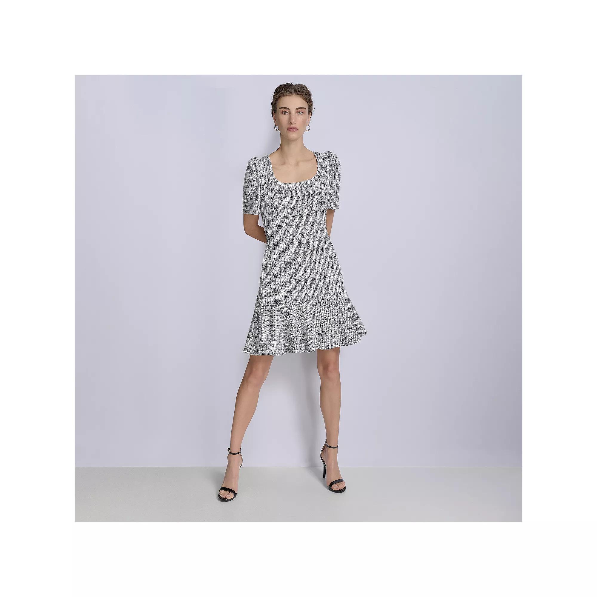 Women's La Nouvelle Renaissance Flounce Tweed Dress,  Product Image