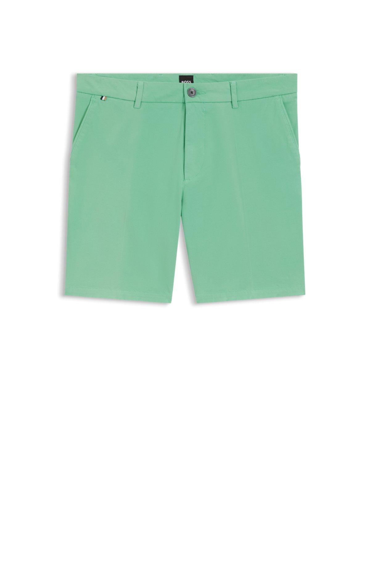 Modern-fit shorts in stretch-cotton twill Product Image