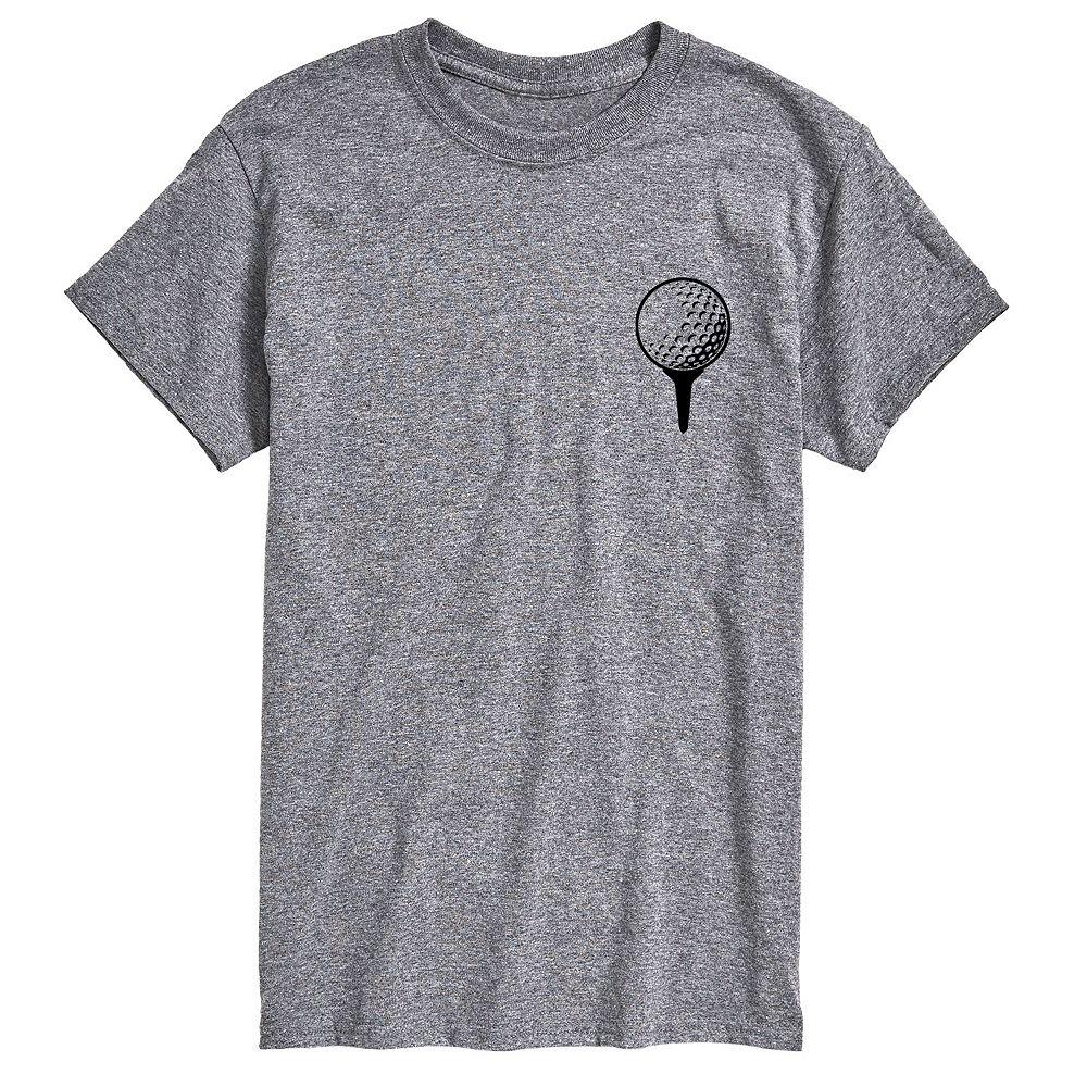 Men's Golf Ball on Tee Graphic Tee,  Product Image