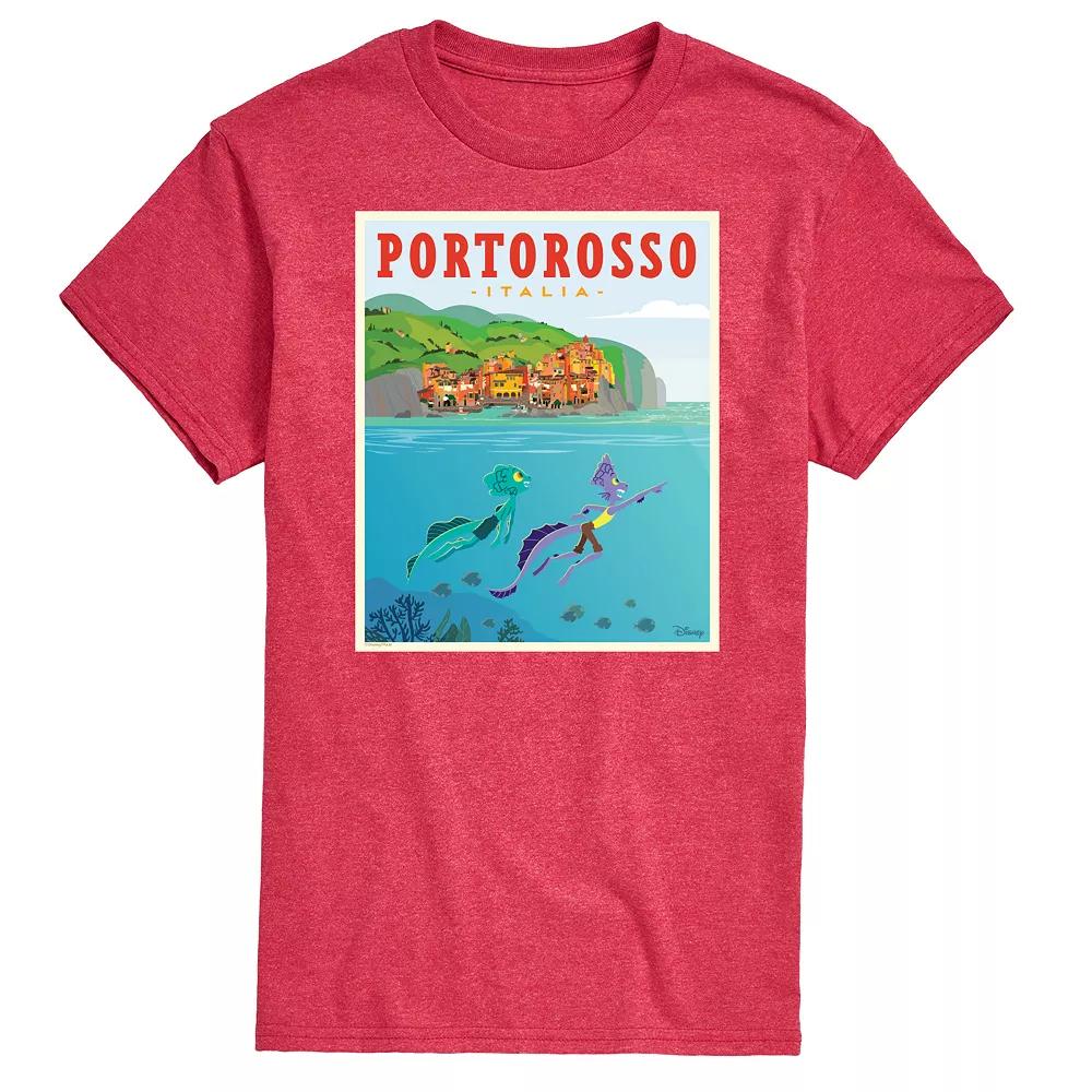 Disney's Luca Men's Portorossa Italy Postcard Graphic Tee,  Product Image
