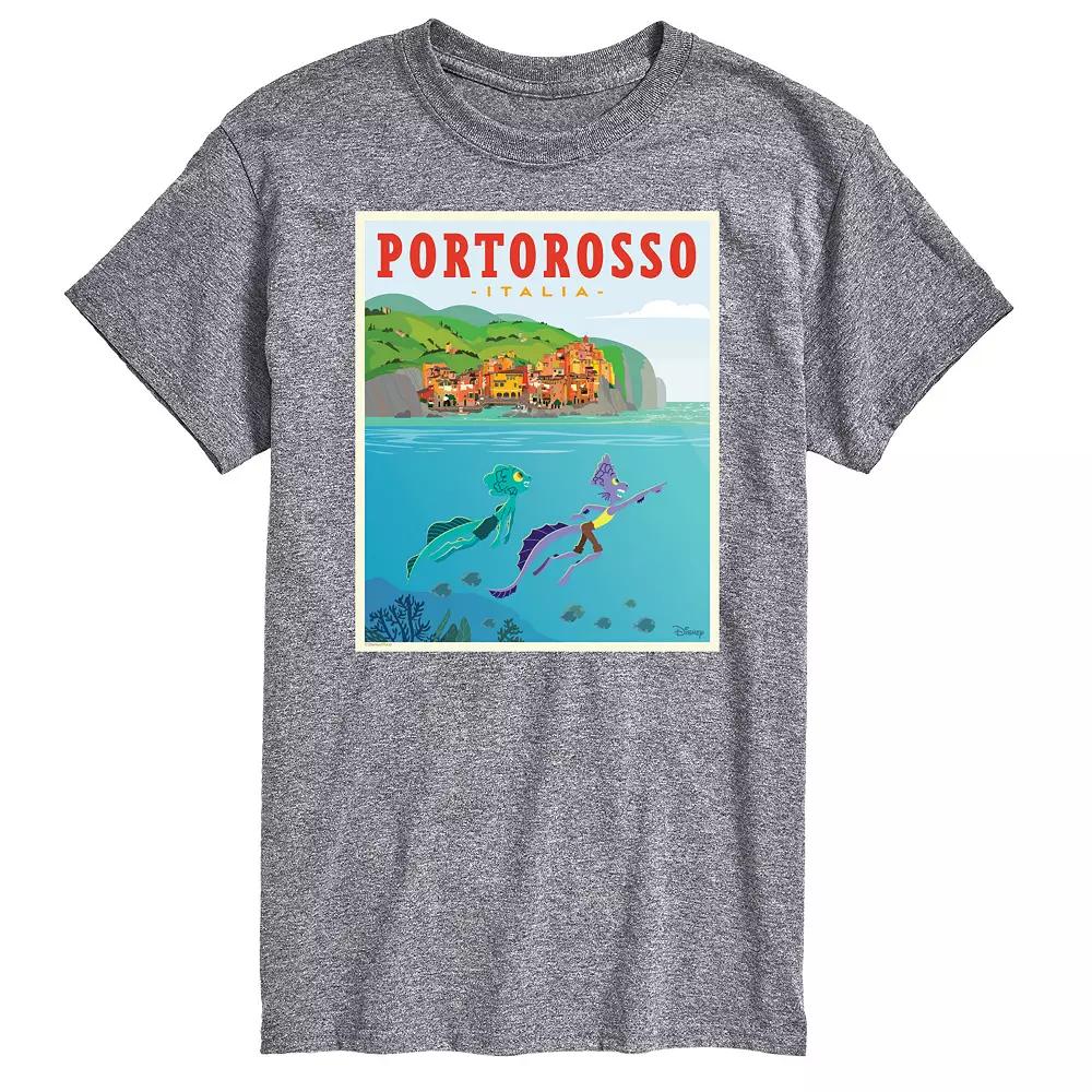Disney's Luca Men's Portorossa Italy Postcard Graphic Tee,  Product Image