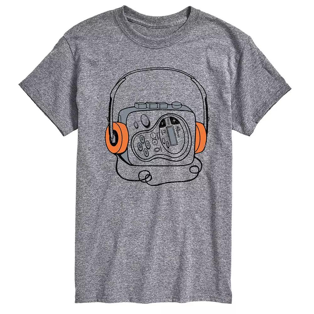Men's Cassette Player Graphic Tee,  Product Image