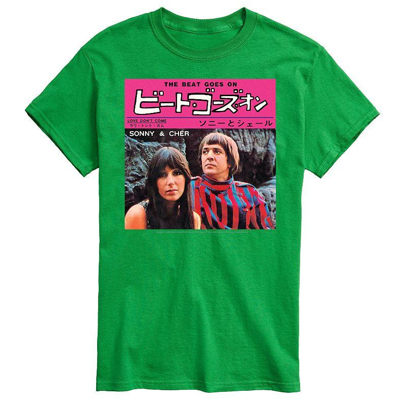 Big & Tall Sonny And Cher Tee, Men's,  Product Image