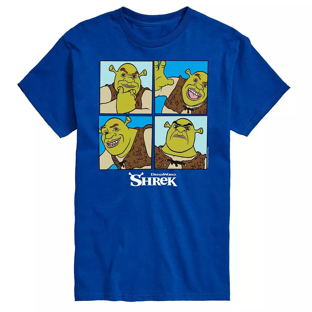 Big & Tall Shrek Grid Tee, Men's,  Product Image