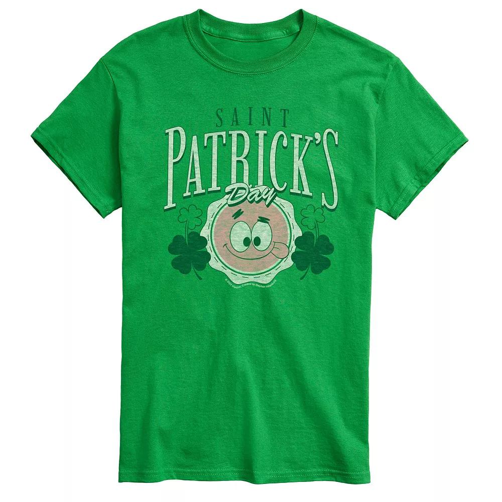 Big & Tall SpongeBob SquarePants St. Patrick's Day Graphic Tee, Men's,  Product Image