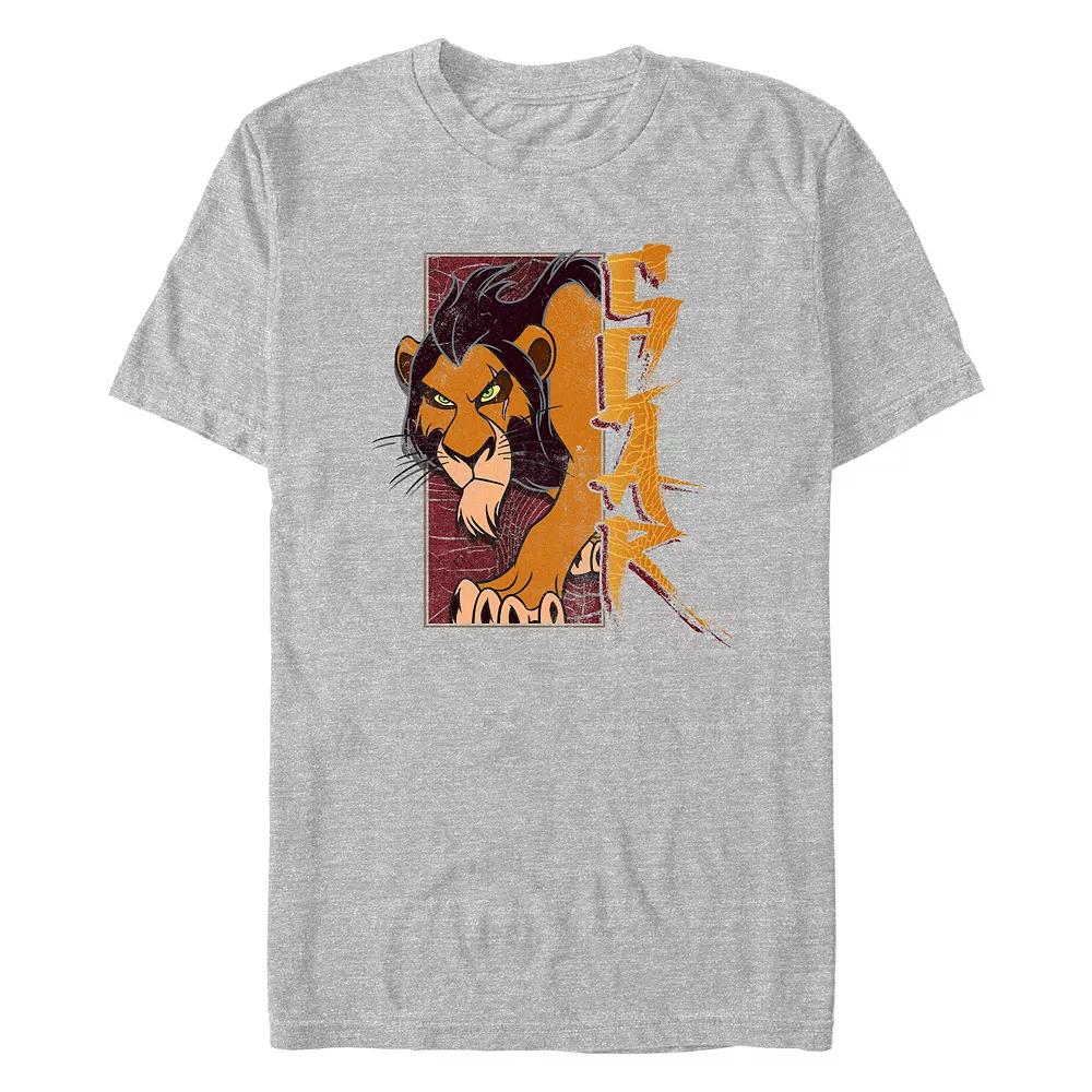 Disney's The Lion King Scar Poster Men's Graphic Tee,  Product Image