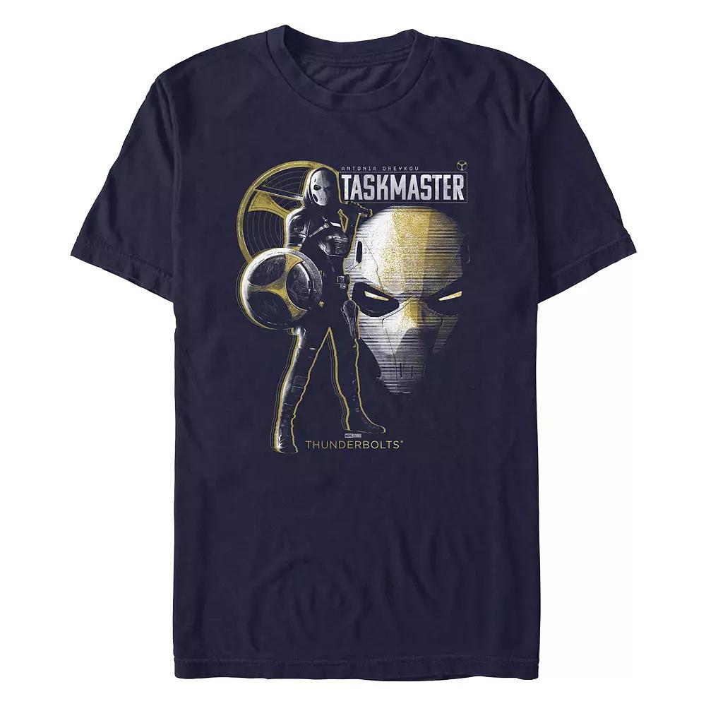 Men's Marvel Thunderbolts Taskmaster Portrait Poster Graphic Tee,  Product Image