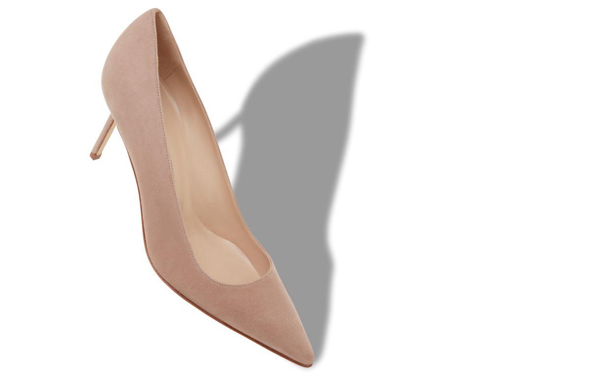 BB 70 Light Beige Suede Pumps Product Image