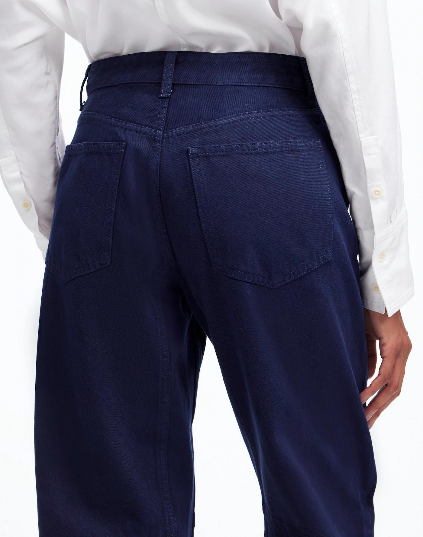 The Petite Darted Barrel-Leg Jean in Garment Dye Product Image