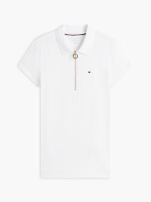 patterned-collar polo shirt Product Image