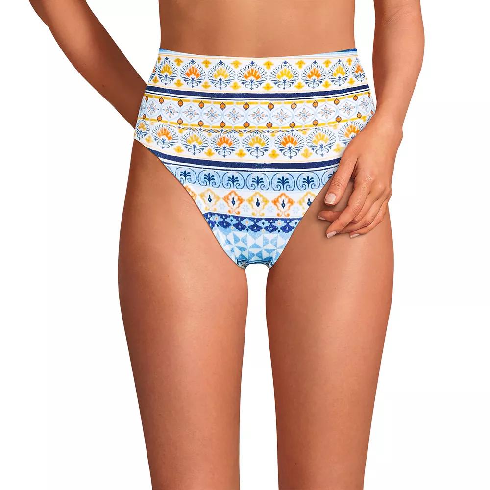 Women's Lands' End High-Waisted Swim Bottoms,  Product Image