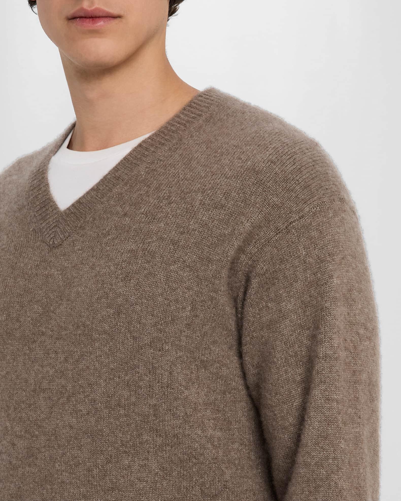 Men's V-Neck Light Cashmere Sweater Product Image