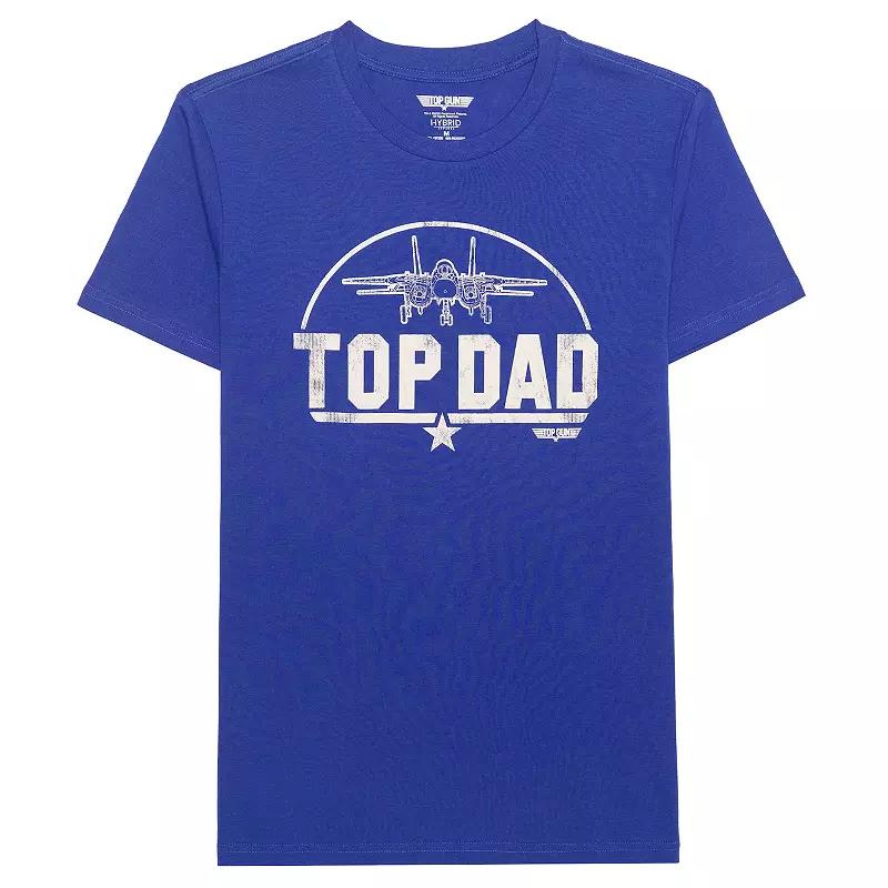 Men's Top Dad Graphic Tee, Size: Large, Blue Product Image