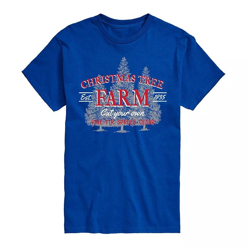 Men's Christmas Tree Farm Sign Tee,  Product Image