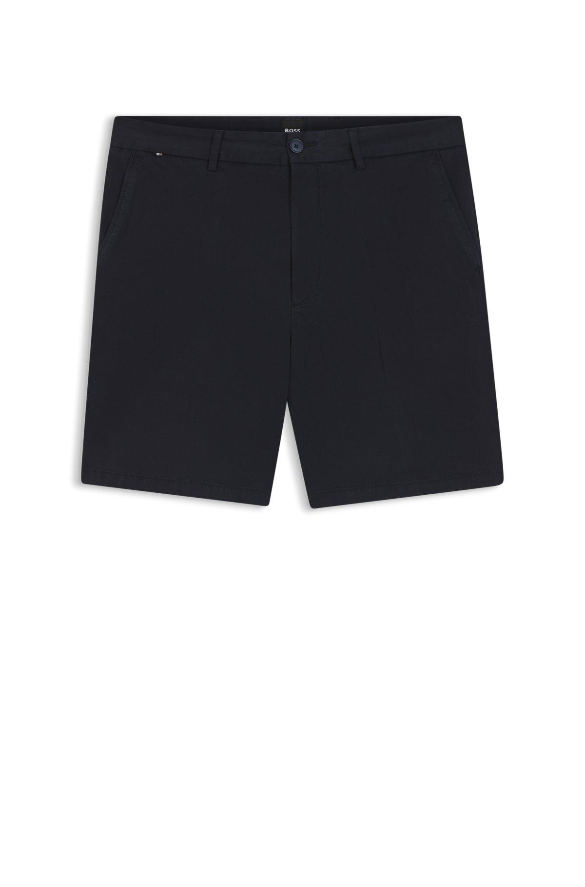 Modern-fit shorts in stretch-cotton twill Product Image