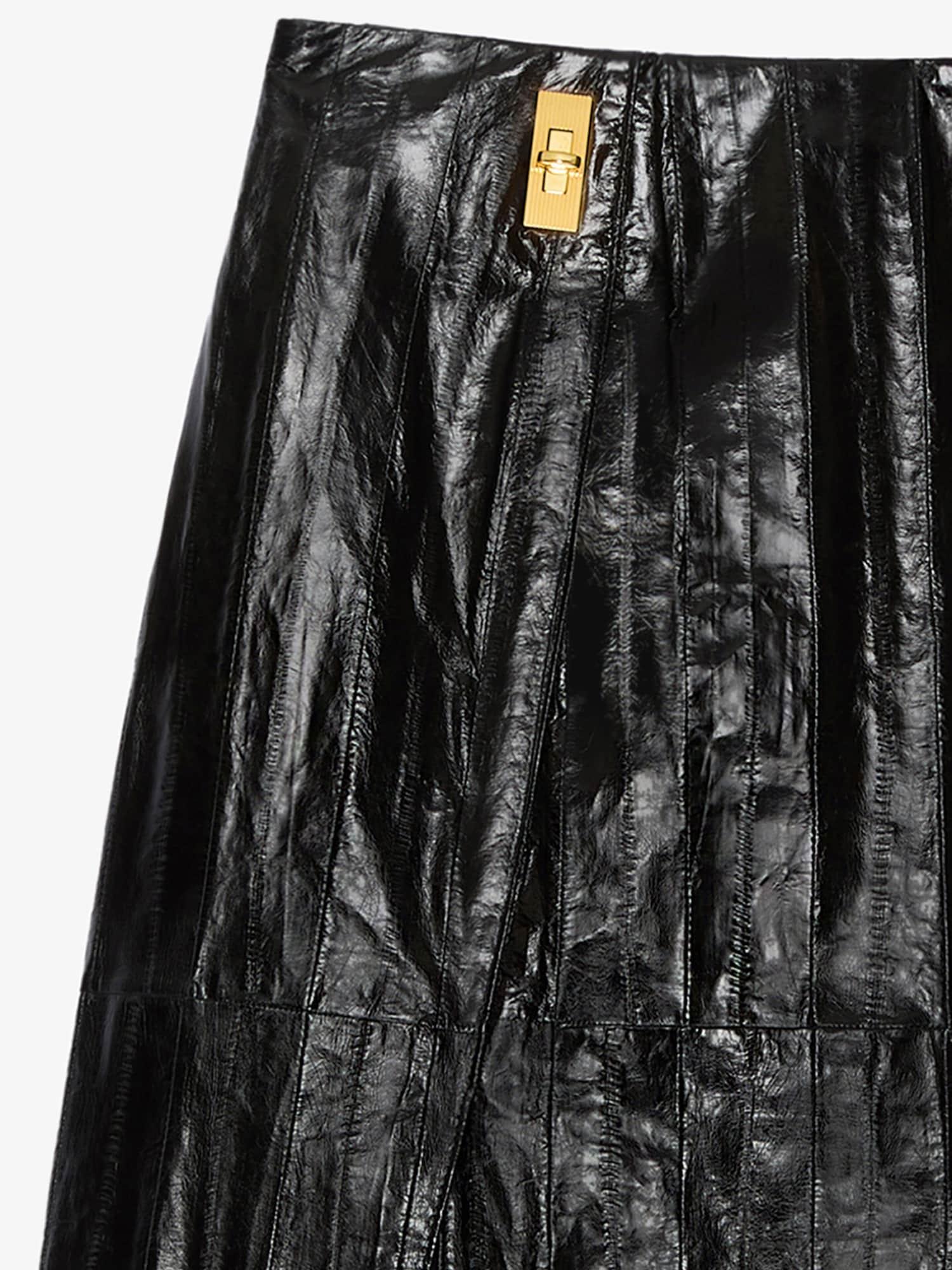 Skirt in leather Product Image