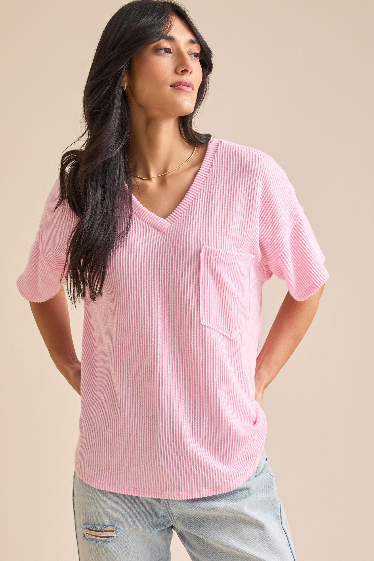 Alessia Ribbed Tunic Top Product Image